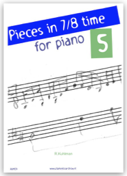 Pieces in 7/8 time for piano 5